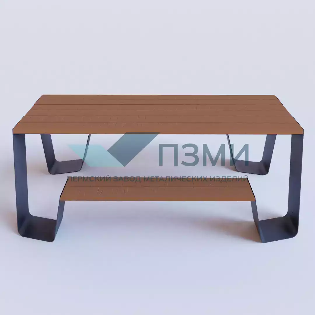 Фото Стол со скамьями «Бремен» 3000 в Иваново, завод ПЗМИ, доставка по РФ
